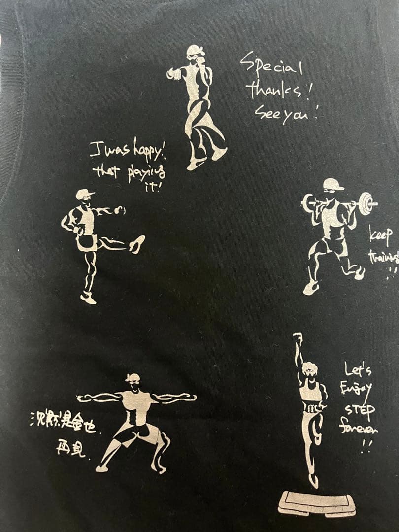 アンディ　ボディコンバット　レズミルズ インストラクター手書きウェア