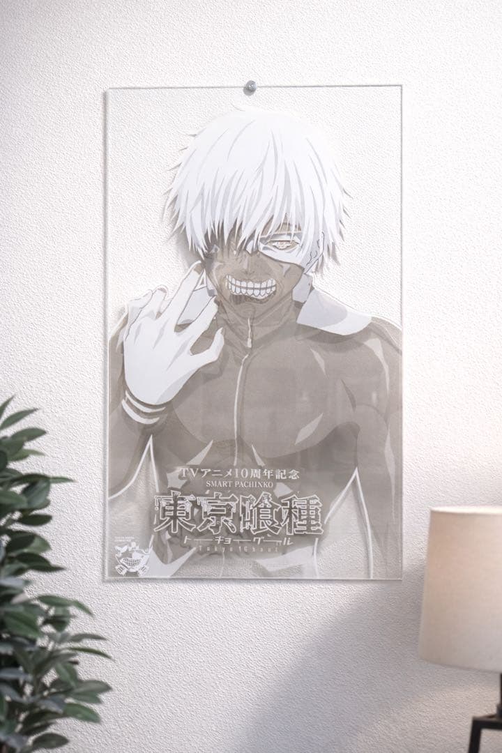 東京喰種 10周年記念【‼️非売品‼️】金木研 白髪ver アクリルクリアパネル