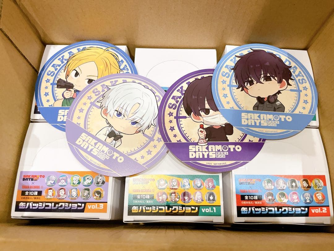 SAKAMOTO DAYS サカモトデイズ　タワレコ　缶バッジコレクション