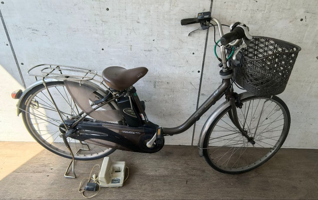 パナソニック電動アシスト自転車 ビビDX 26インチ充電器付