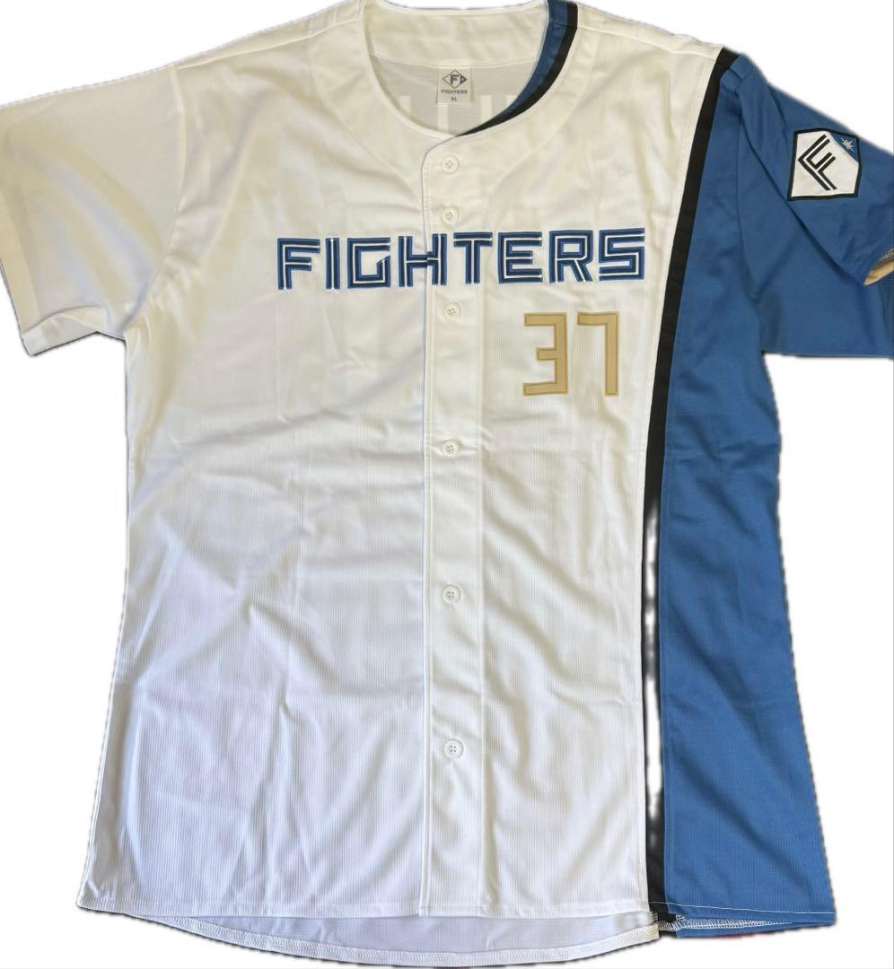 美品未着用　北海道日本ハムファイターズ 古林 睿煬37 レプリカユニフォームXL