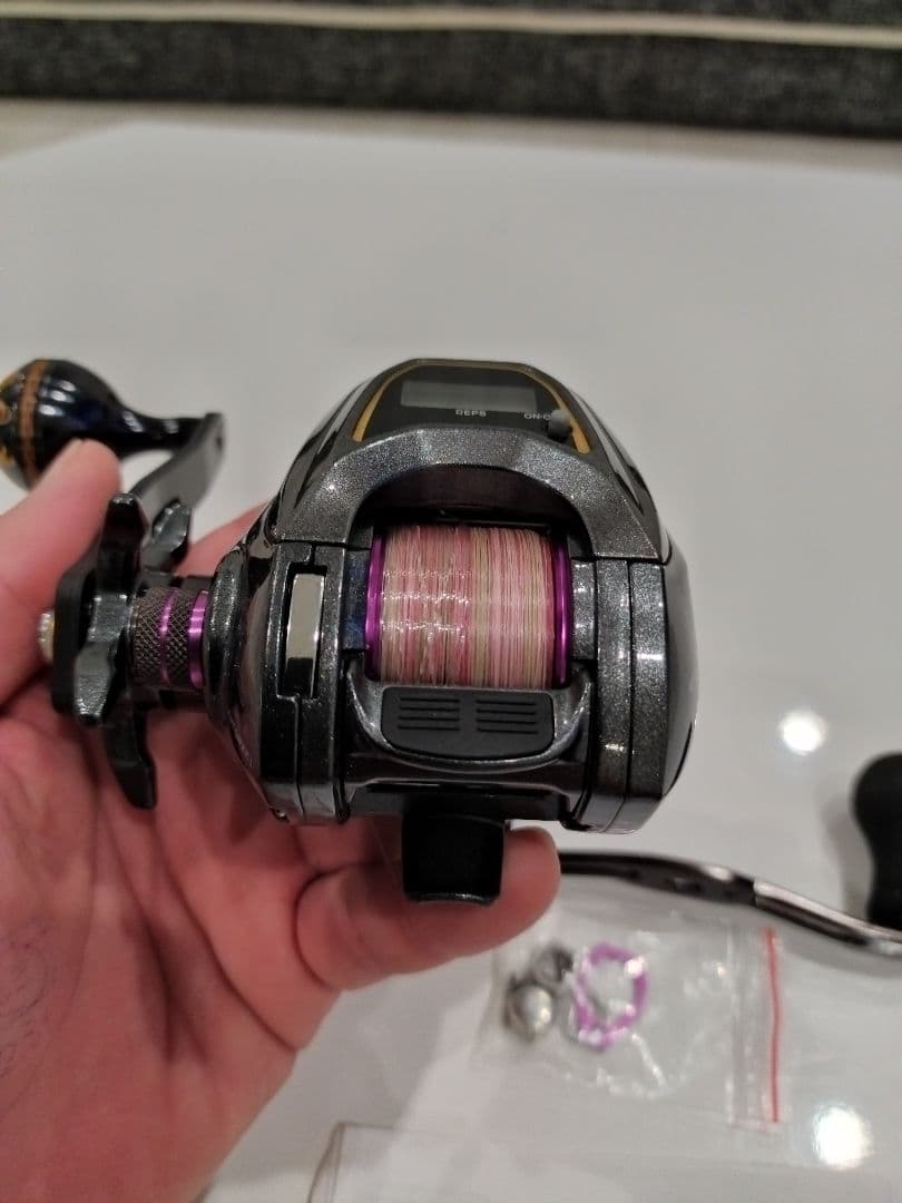 ダイワライトSW X IC 左　タイラバ　イカメタル　ジギング　紅牙　タチウオ