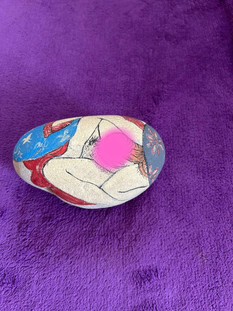 浮世絵 春画 装飾石 インテリア オブジェ