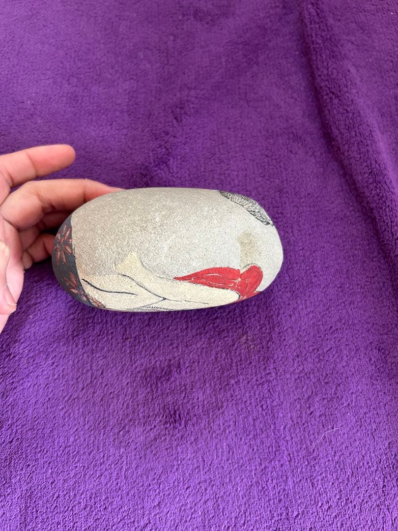 浮世絵 春画 装飾石 インテリア オブジェ