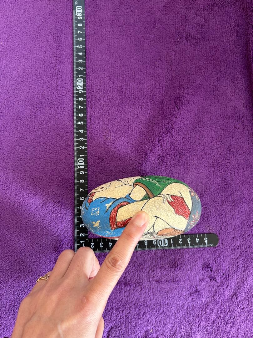 浮世絵 春画 装飾石 インテリア オブジェ