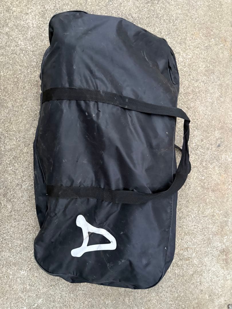 折りたたみ自転車 黒赤 コンパクト収納　 軽量 高さ4段階