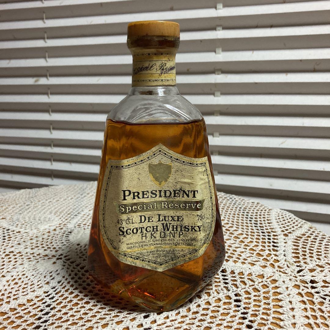 未開封古酒！PRESIDENT Special Reserve De Luxe