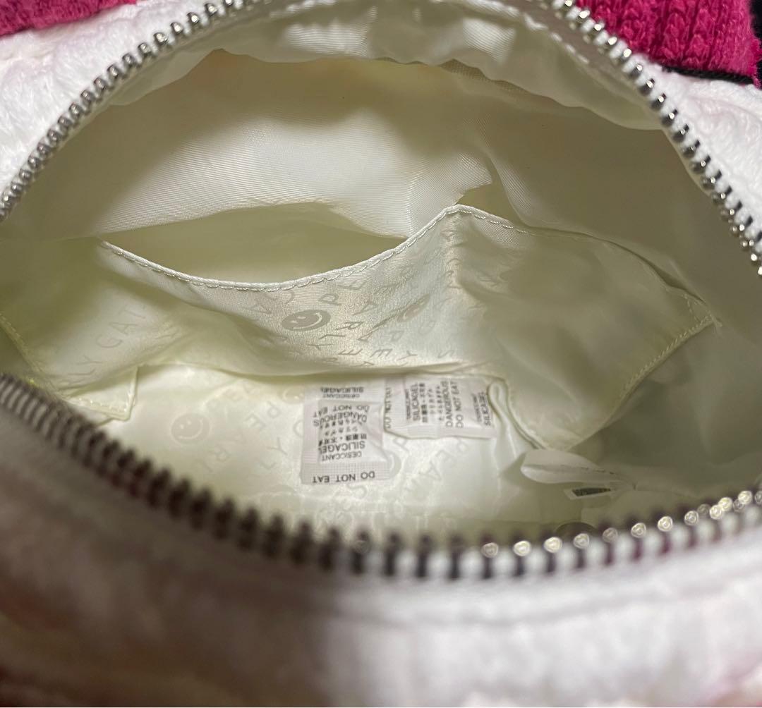 新品 PEARLY GATES PG ケーブルニット カートバッグ ホワイト