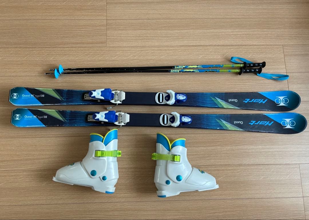 Hart Quest ジュニアスキー4点セット ハート 男の子 キッズ 小学生