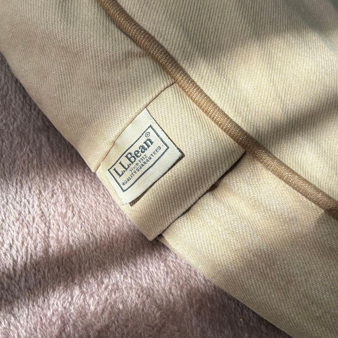 l.l.bean プレミアムデニム　ドッグベッド　カーキ　ベージュ　円形