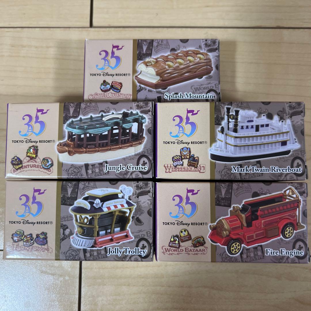 ディズニー トミカ 35周年 5台セット