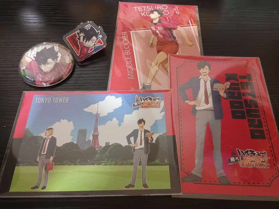 ハイキュー!!黒尾さんグッズセット 極楽湯・ぬいぱる・フィギュア・缶バ・アクスタ