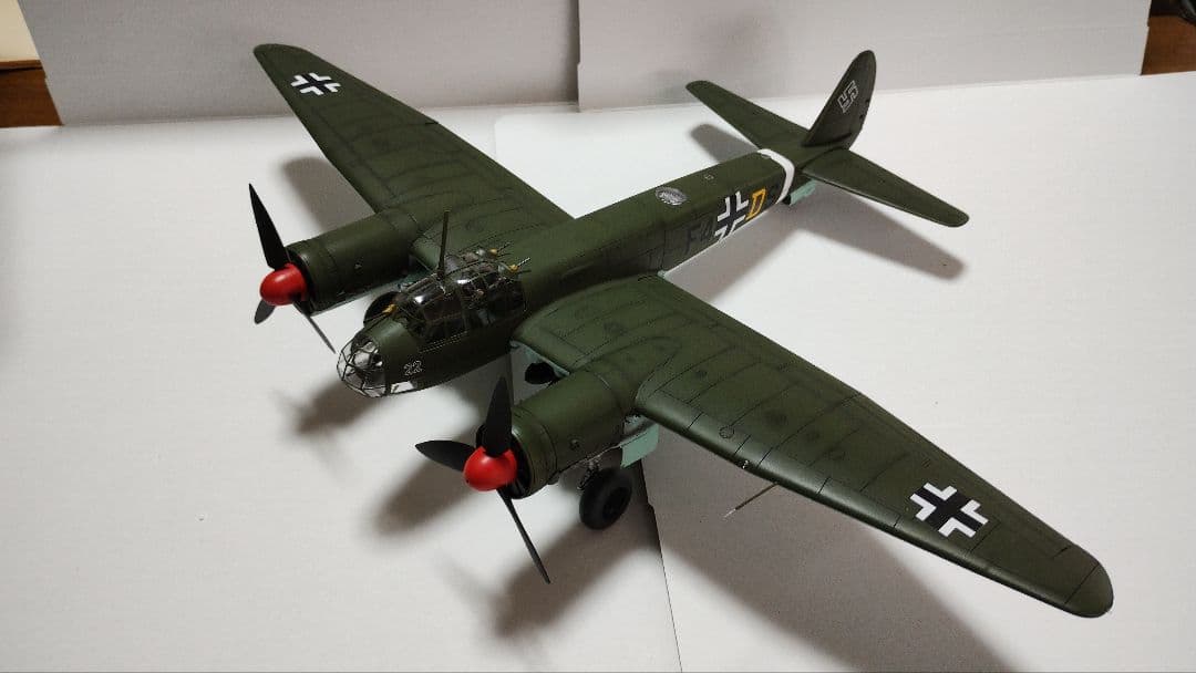 プラモデル完成機　1/48　ユンカース　Ju88A-4