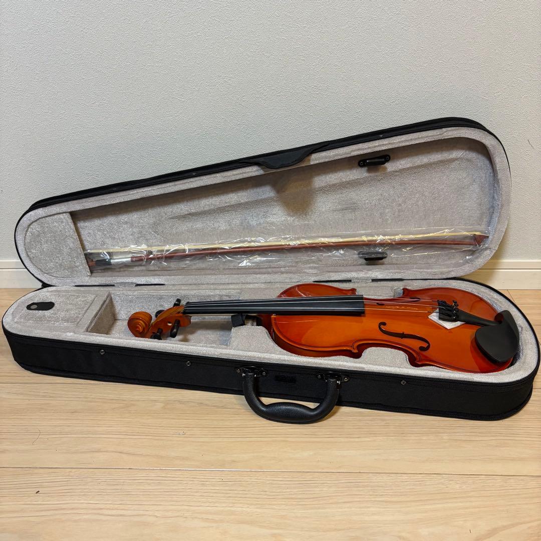 【未使用品】ノーブランド バイオリン 4/4サイズ ハードケース付き
