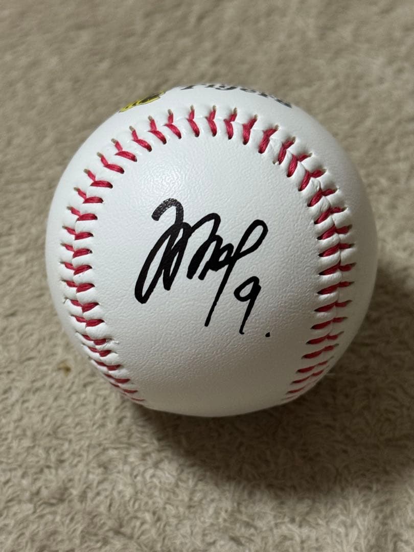阪神タイガース　立石正広選手直筆サインロゴボール　　限定球　沖縄キャンプ