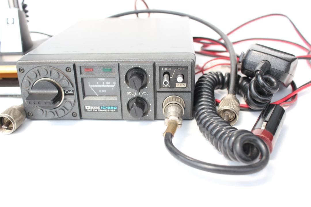 アイコム 144MH無線機IC-250 スタンドマイク付き