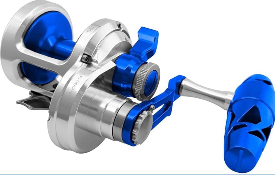 ASHCONFISH 両軸 ジギングリール 最大ドラグ力25KG JN08L左手