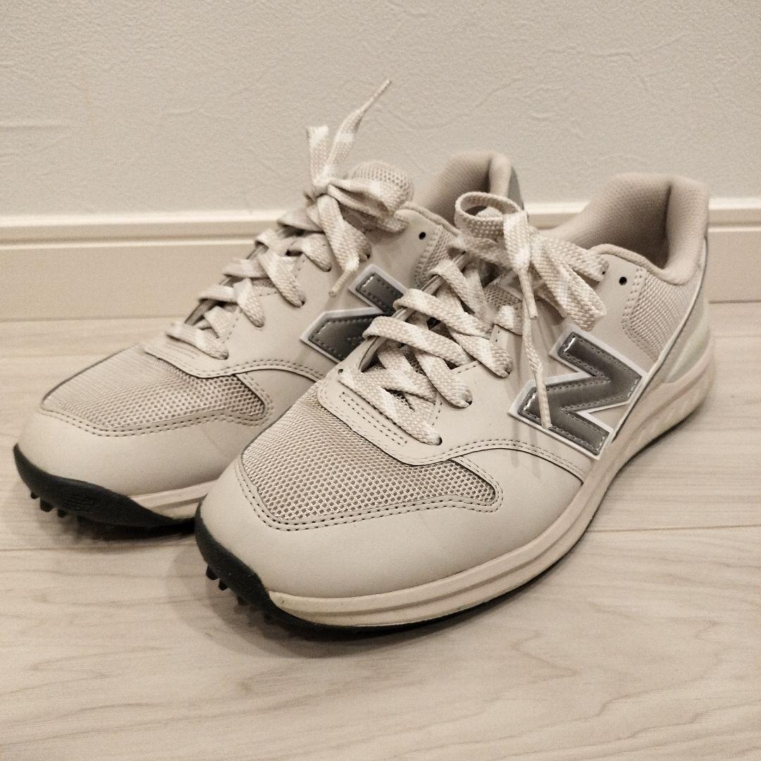 【美品】New Balance ゴルフシューズ 24.5cm BE
