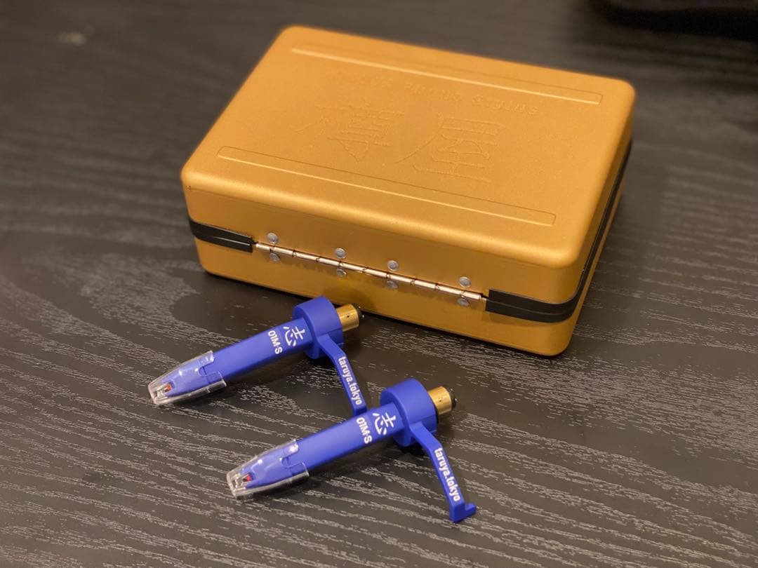 ケース付き！ ほぼ新品 樽屋 レコード針 青針 サファイア TW01M-S
