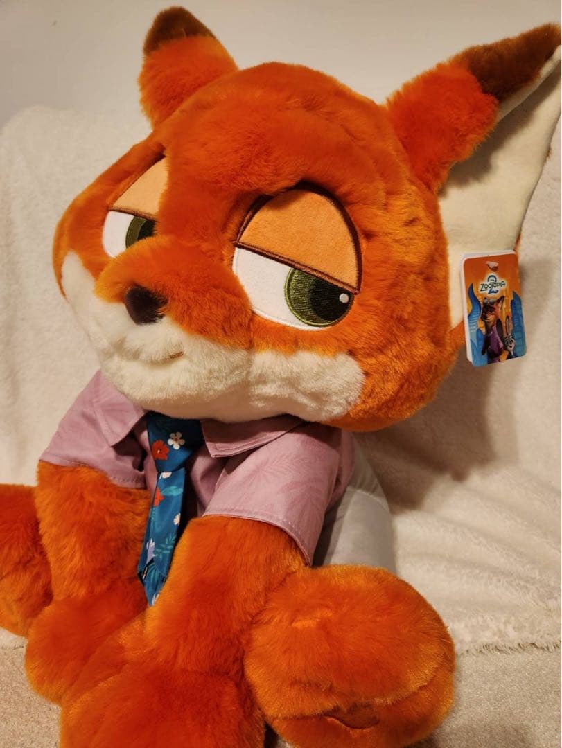 コストコ ディズニー ズートピア2 ニック・ワイルド ぬいぐるみ ブランケット
