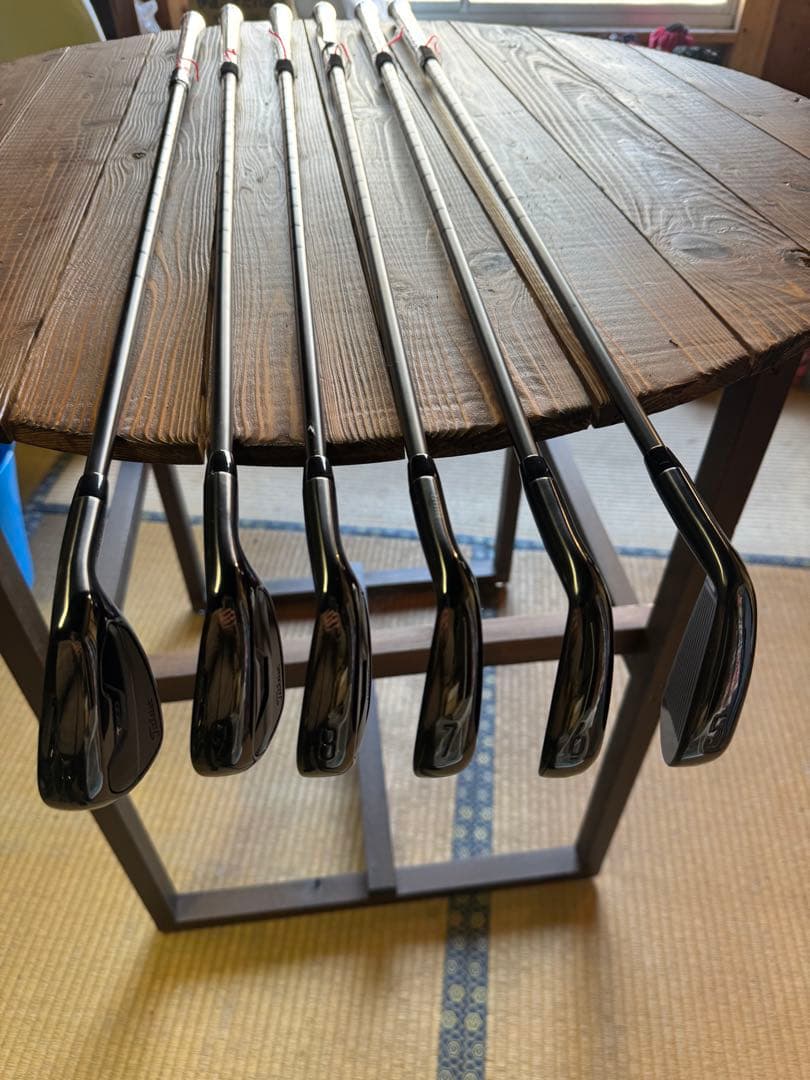 タイトリスト　T200ブラックアイアン6本セット　2023年