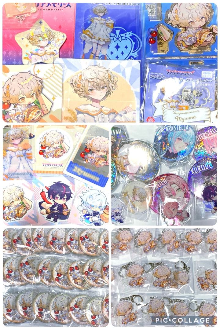 フラメモ フラガリアメモリーズ ミュンナ アクスタ　缶バッジ コラボ