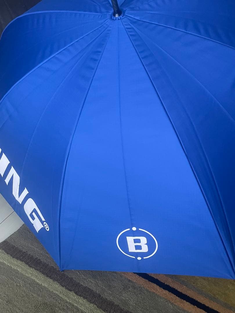 美品　ゴルフ用　傘　BRIEFING 青色
