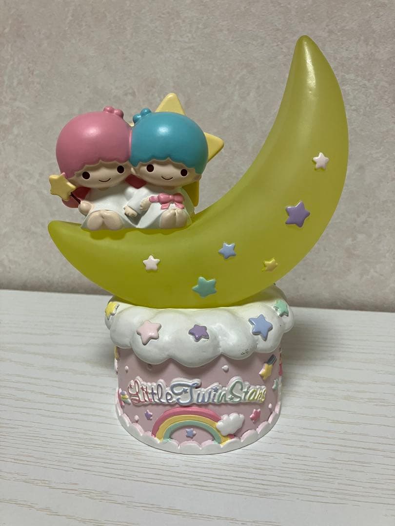 サンリオ リトルツインスターズ 10周年記念フィギュア ライト付き 置物