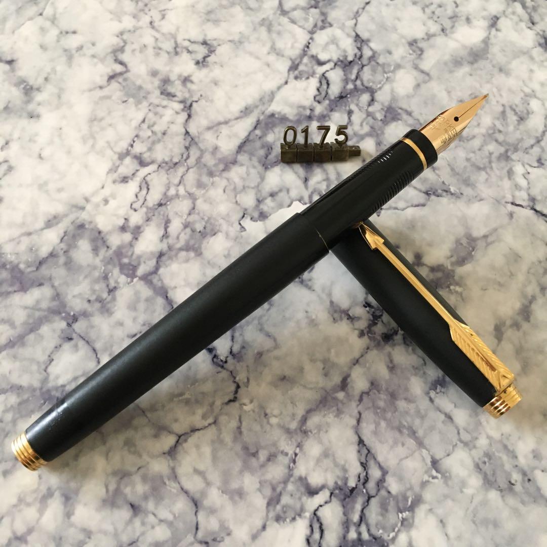 #0175 オーバーホール済み 万年筆 PARKER パーカー 14k