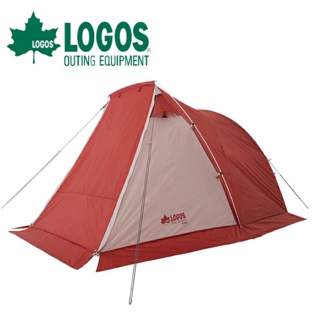 LOGOS レッド テント 限定版 収納バッグ付き