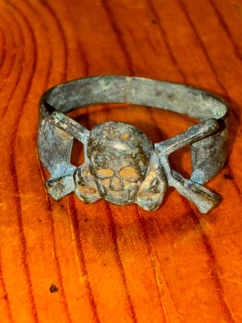 ビンテージ　スカル　髑髏　骸骨　リング　ネイバーフッド　ミッドセンチュリー