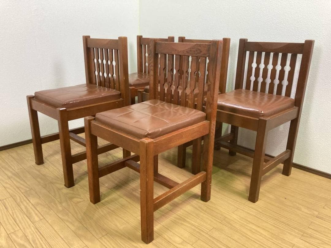 5点セット ダイニングチェア まとめ売り 5脚 店舗什器 居酒屋 喫茶店 飲食店