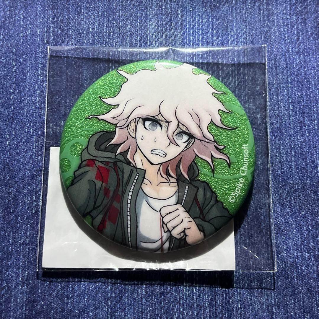 ダンガンロンパ 狛枝凪斗　グリッター缶バッジ　ドロードロー　絶望