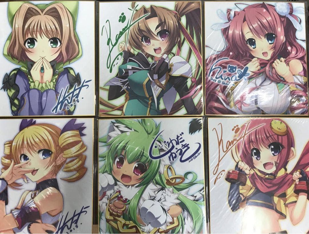 新品　真・恋姫†夢想 Collector's BOX 特典 色紙セット 非売品