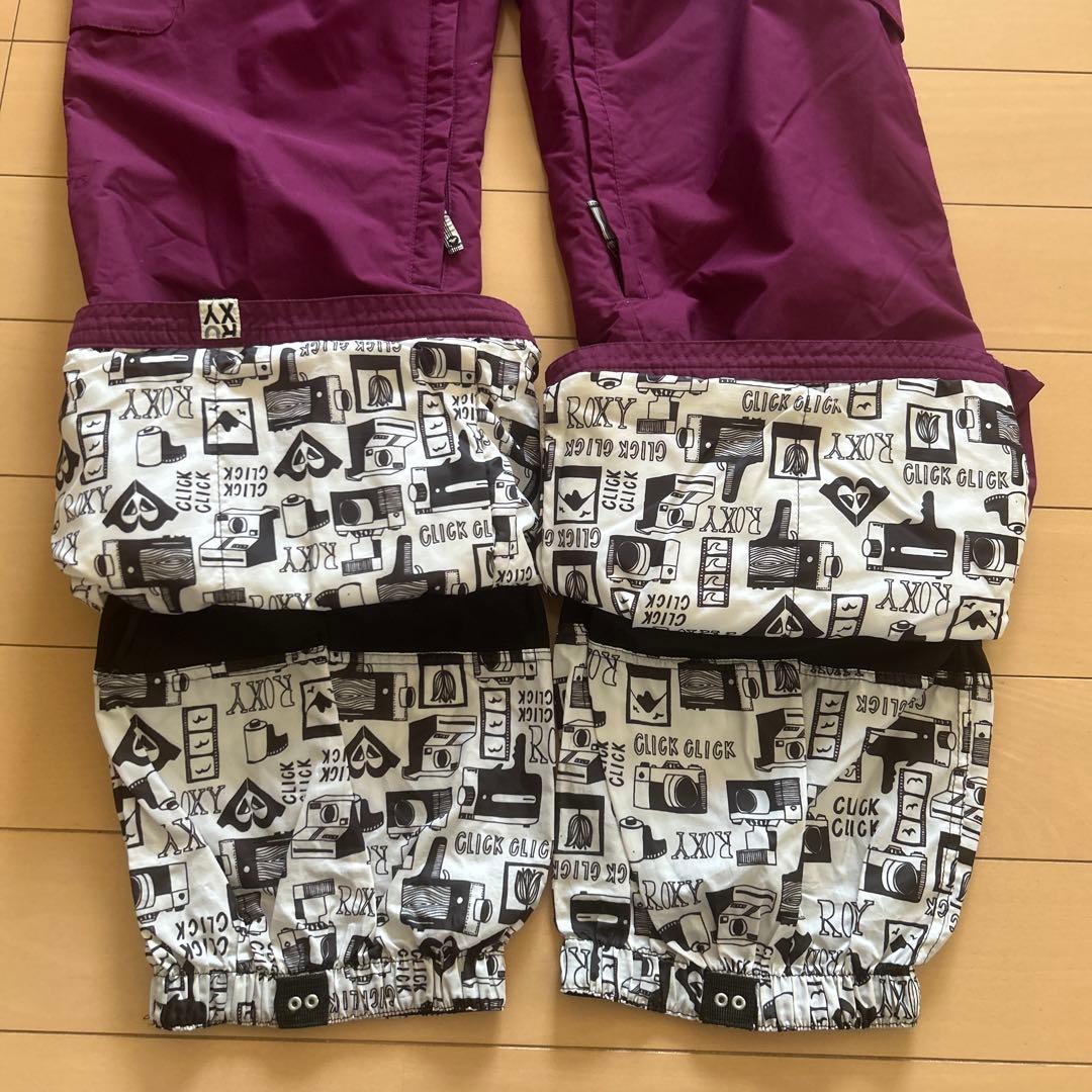 Roxy パープル スノーボードパンツ Lサイズ