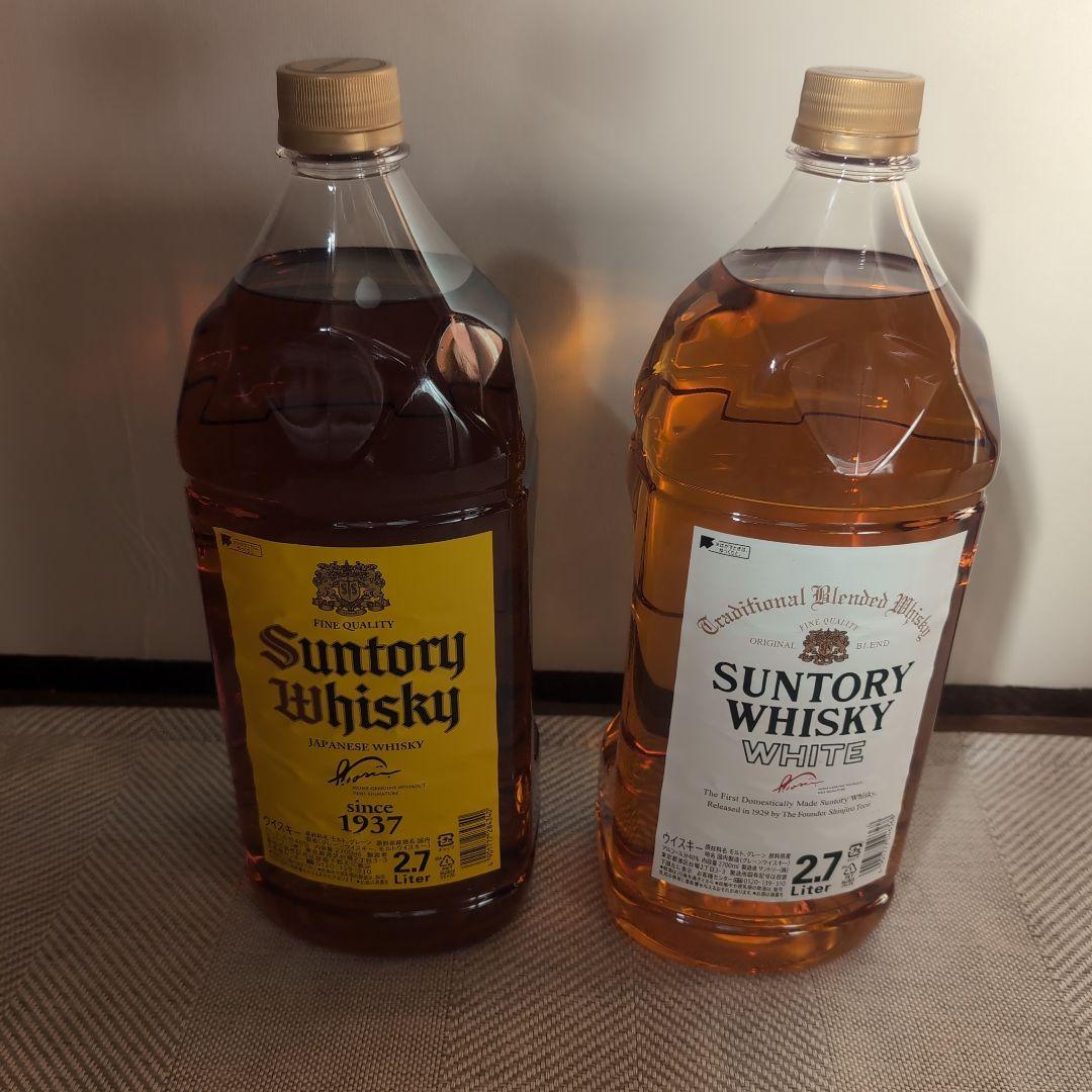 【新品未開封】サントリーウイスキー 角 2.7Lホワイト2.7Lセット