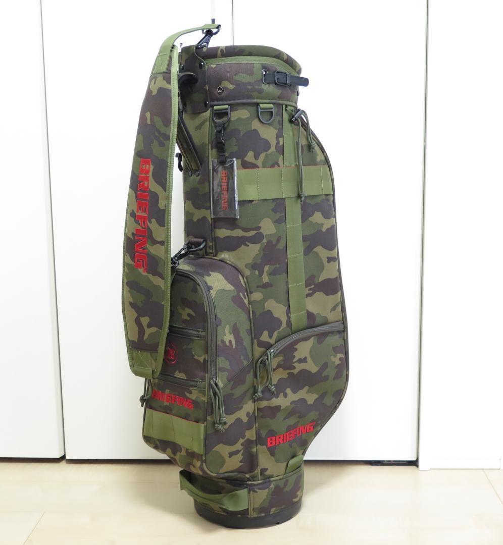 ブリーフィングゴルフBRIEFING GOLFキャディバッグCR-8グリーンカモ
