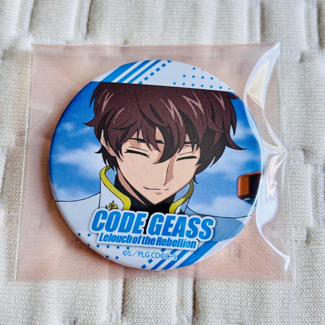 コードギアス　反逆のルルーシュ　場面写缶バッジ　笑顔　缶バッジ　枢木スザク
