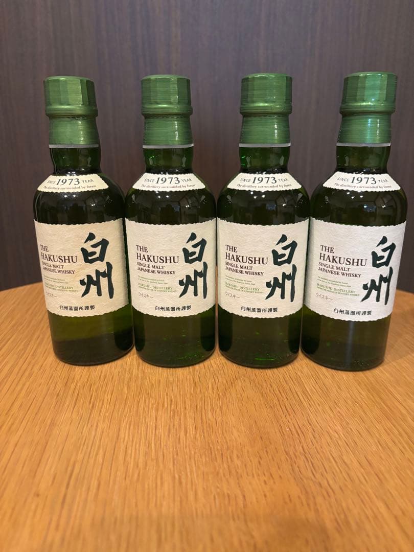 【クリスマスに大切なあの人へ】白州ウイスキー 180ml 4本セット