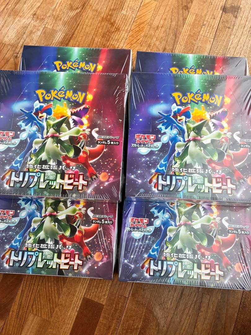 ポケモンカードゲーム トリプレットビート　シュリンク付き　6箱