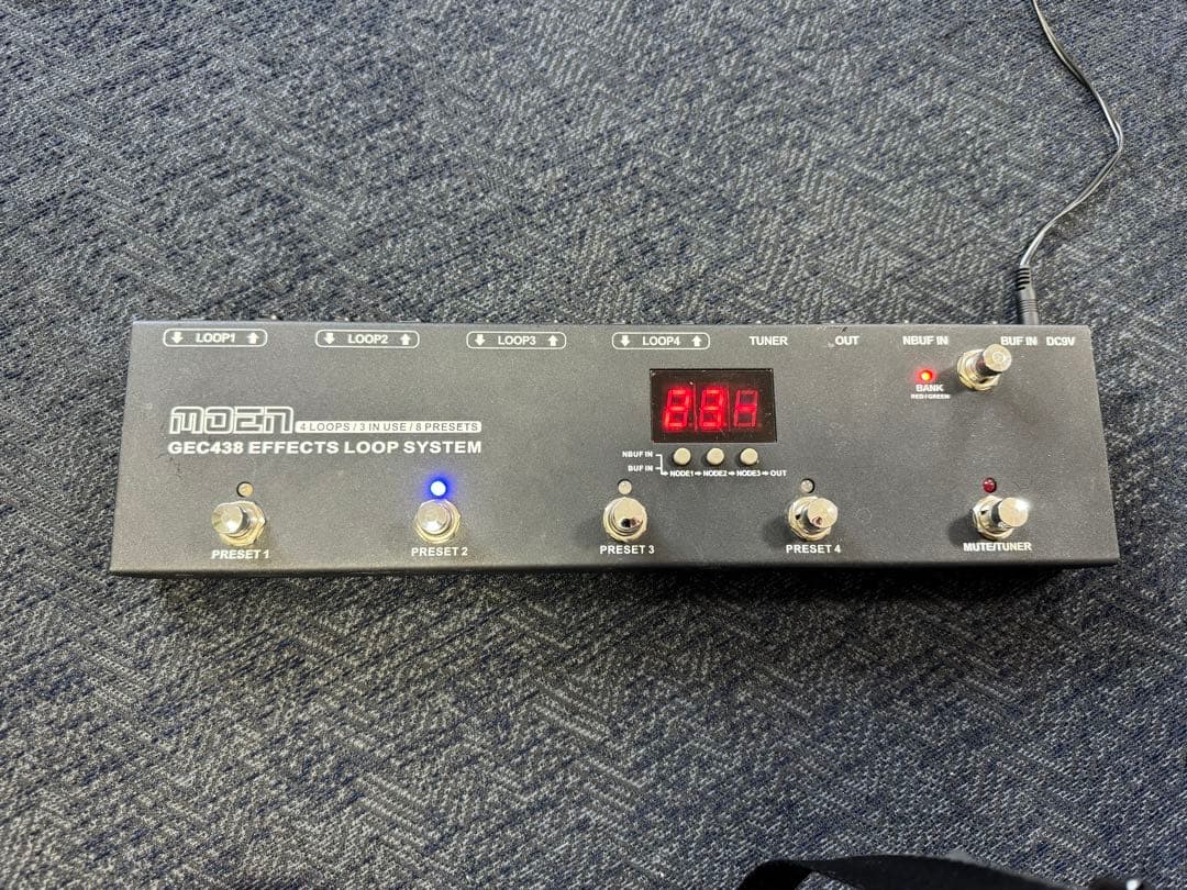 ギター MOOER GEC438 EFFECTS LOOP SYSTEM