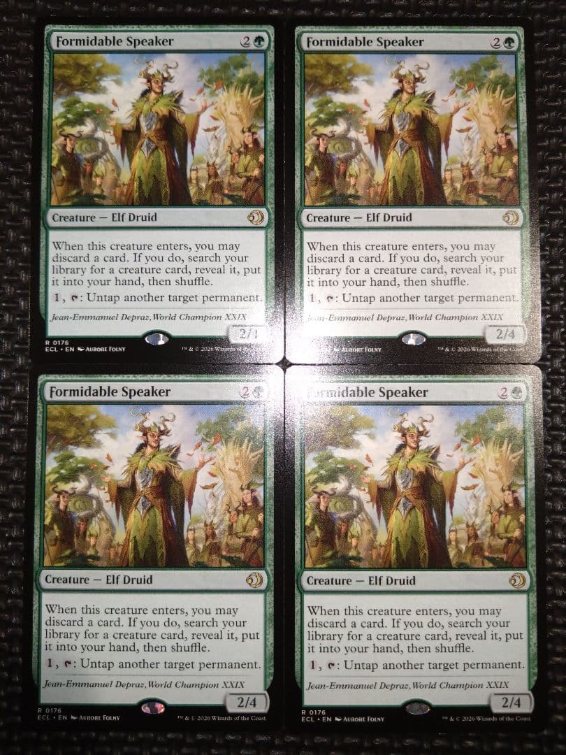 並外れた語り部/Formidable Speaker 英語版　4枚