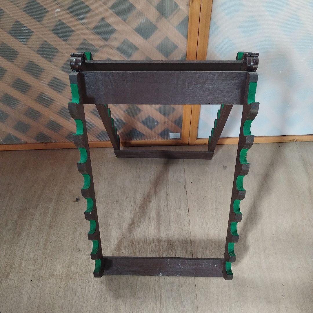 木製折りたたみスタンド　模造刀　刀立て