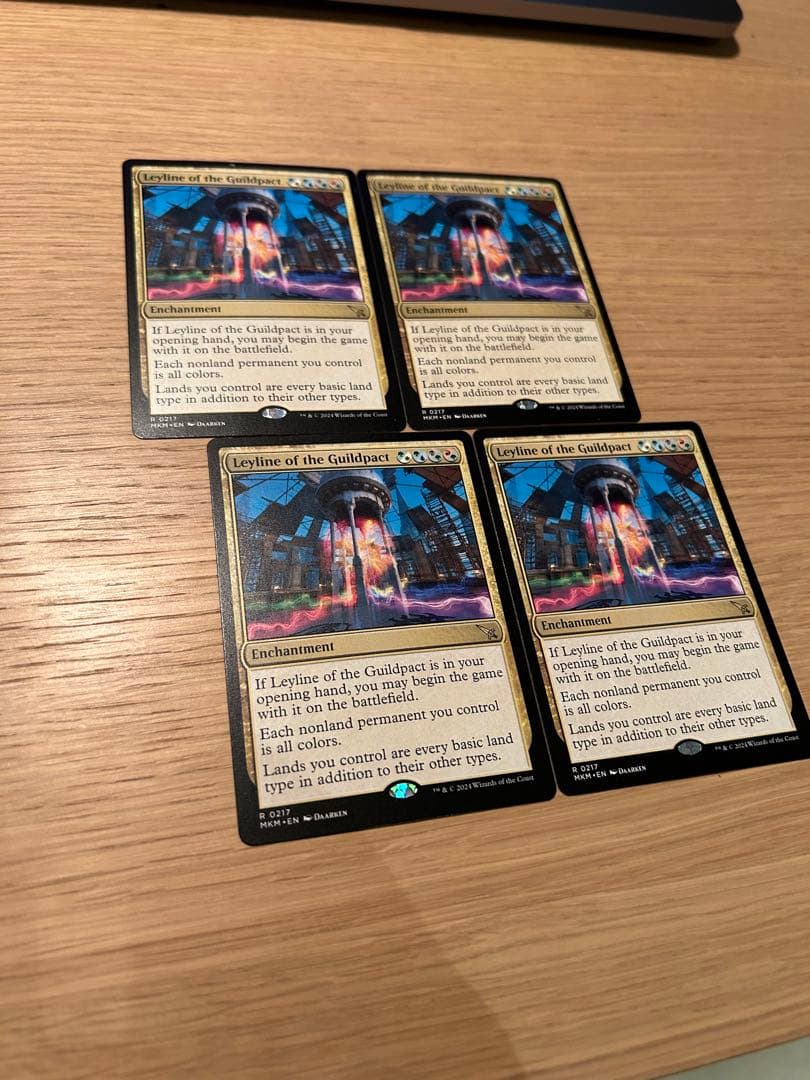 Leyline of the Guildpact ギルドパクトの力線 4枚