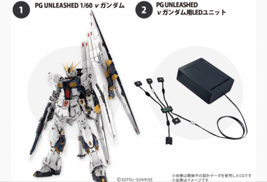 PG UNLEASHED 1/60 機動戦士ガンダム 逆襲のシャアνガンダム