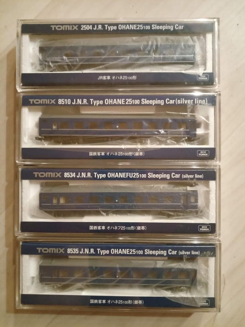 TOMIX Nゲージ 24系25形 客車4両セット オハネ25 オハネフ25