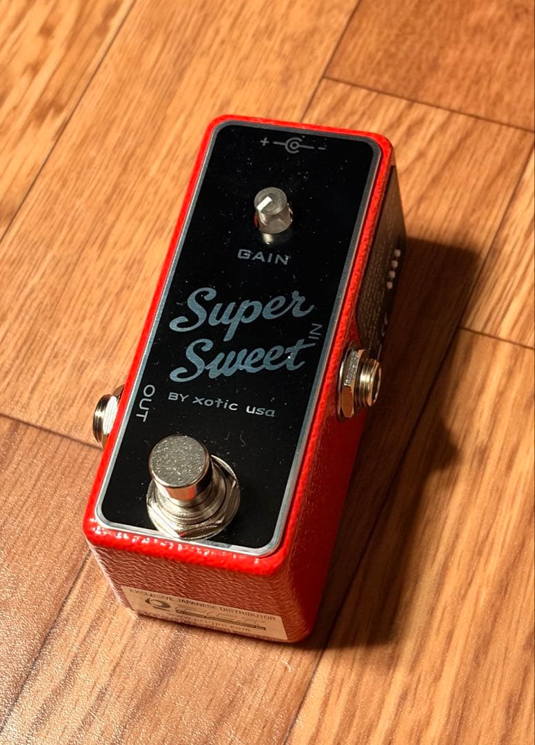 Xotic Super Sweet エフェクター