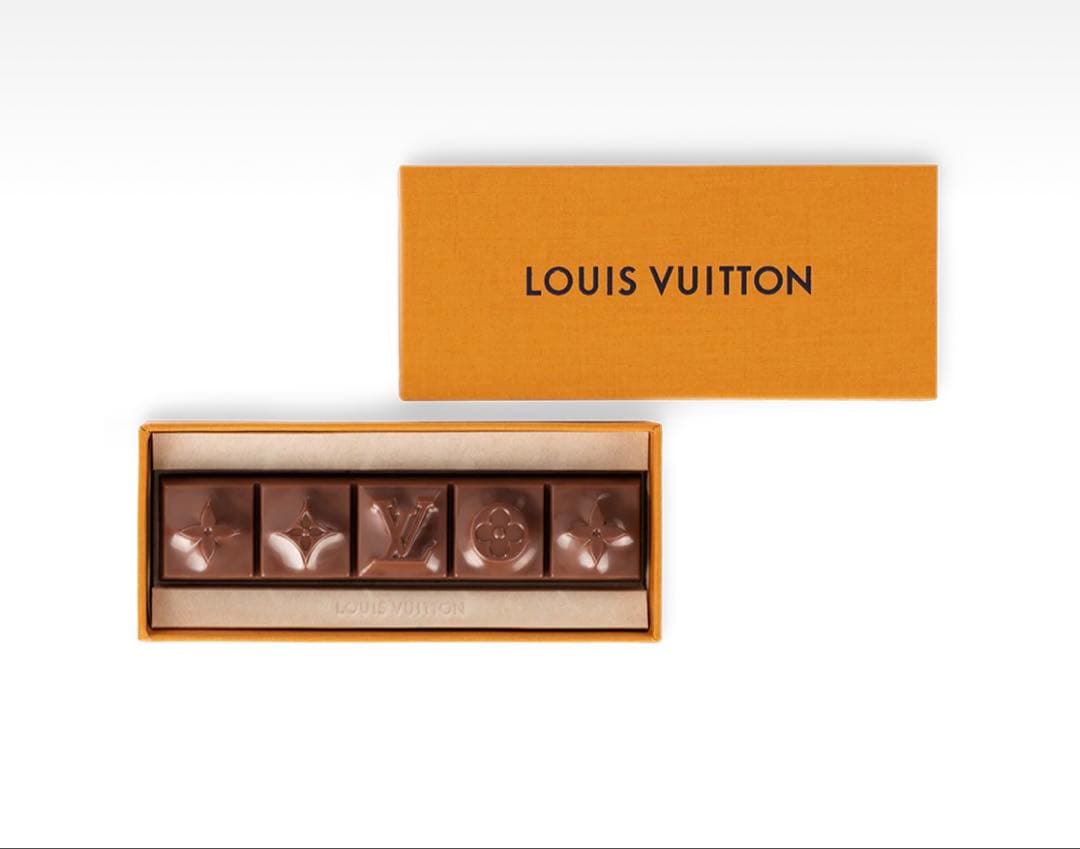 ルイヴィトンチョコレートバー　パリ限定　ショッパー付　2個セット