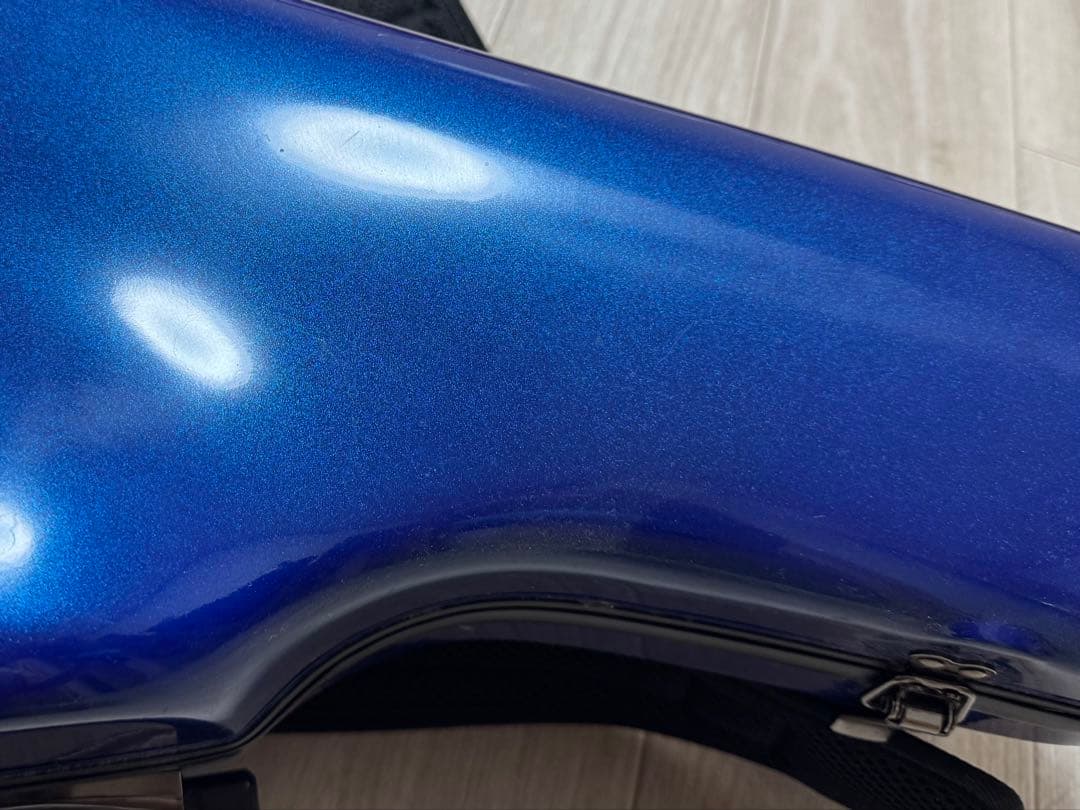 アルトサックス ハードケース 青