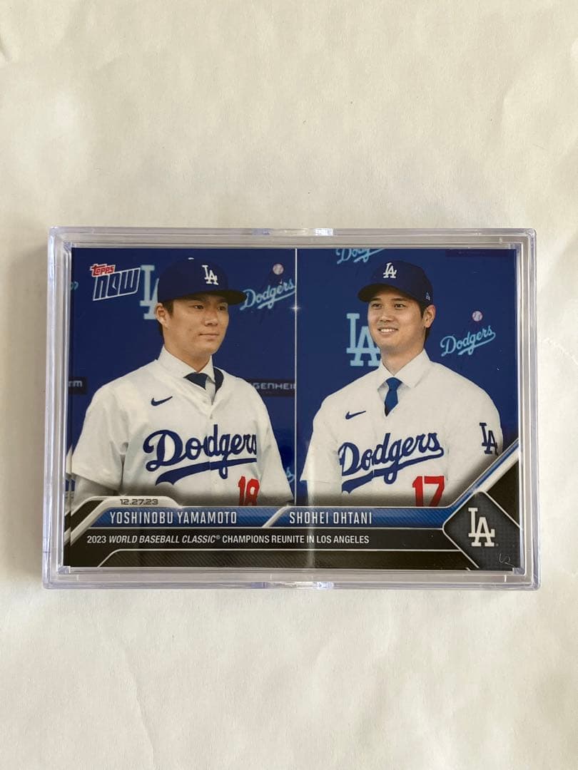 ① 【20枚セット】大谷翔平 山本由伸入団会見 カード 2023【24時間限定】